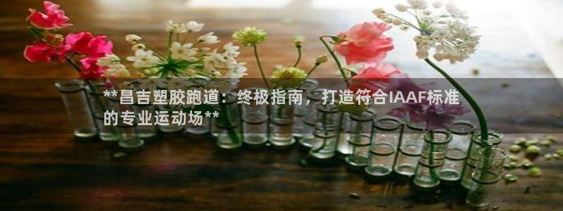 谈球吧app官网：**昌吉塑胶跑道：终极指南，打造符合IAAF标准
的专业运动场**