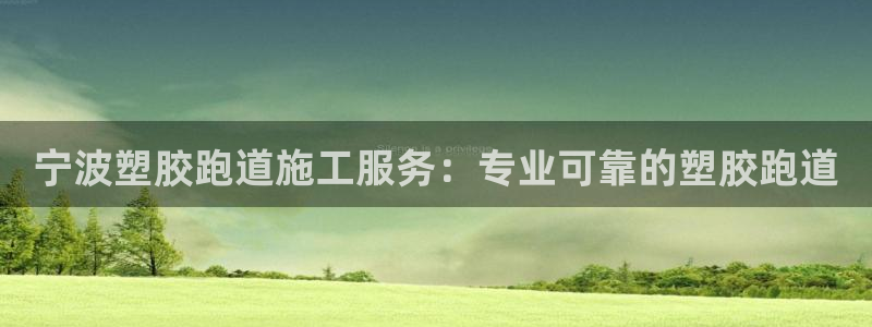 谈球吧体育app下载中心官方最新版：宁波塑胶跑道施工服务：专